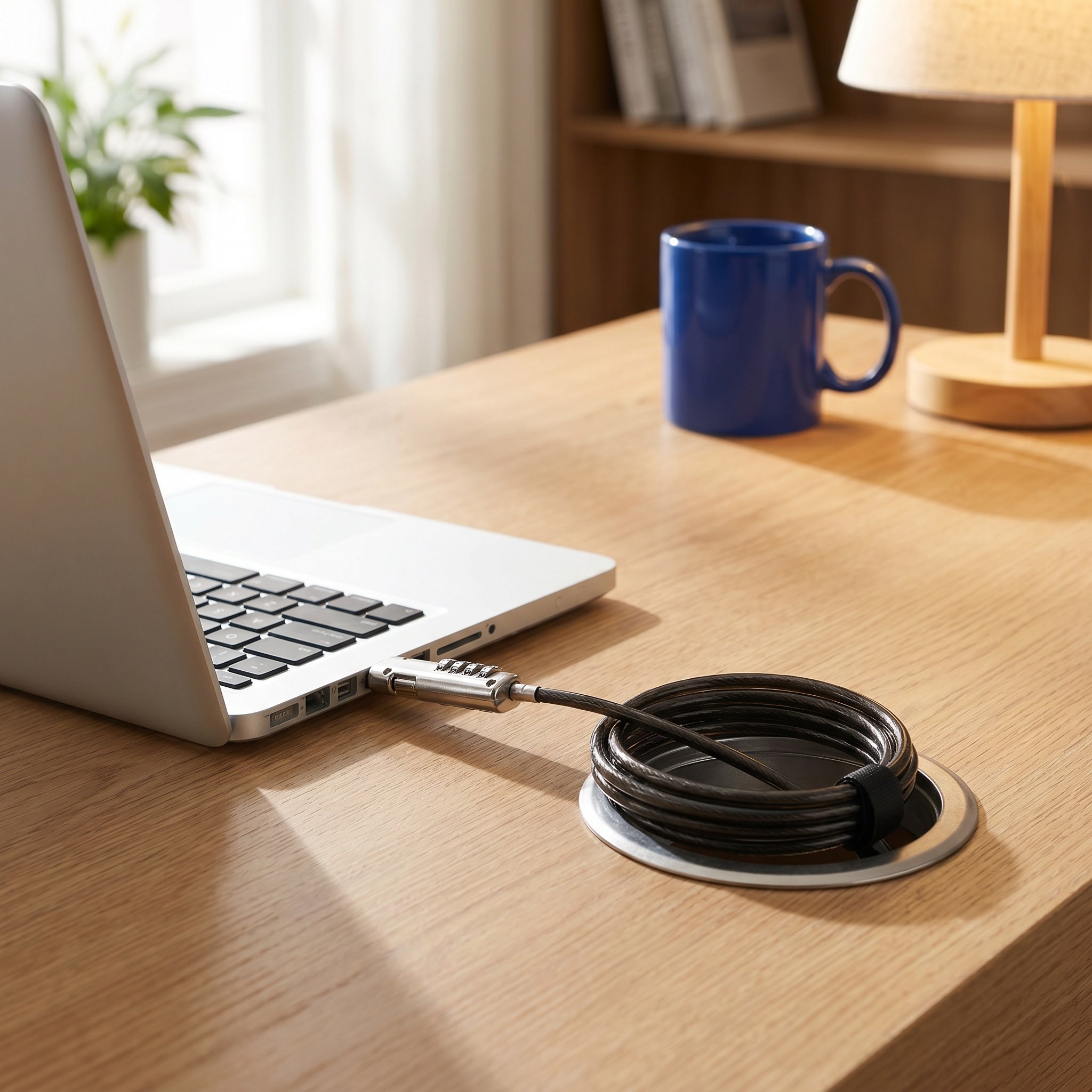 Laptop Lock Cable - Portable Laptop Numeric Password Alloy Lock
