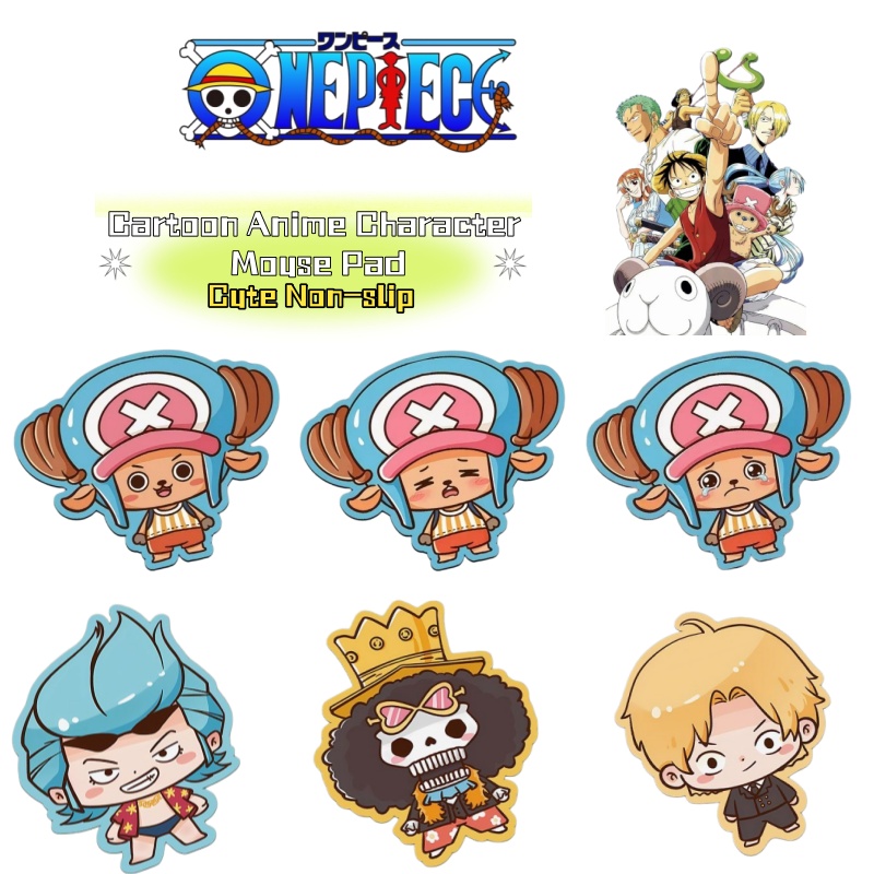 Laptop Original Accessories - One Piece cartoon anime character cute