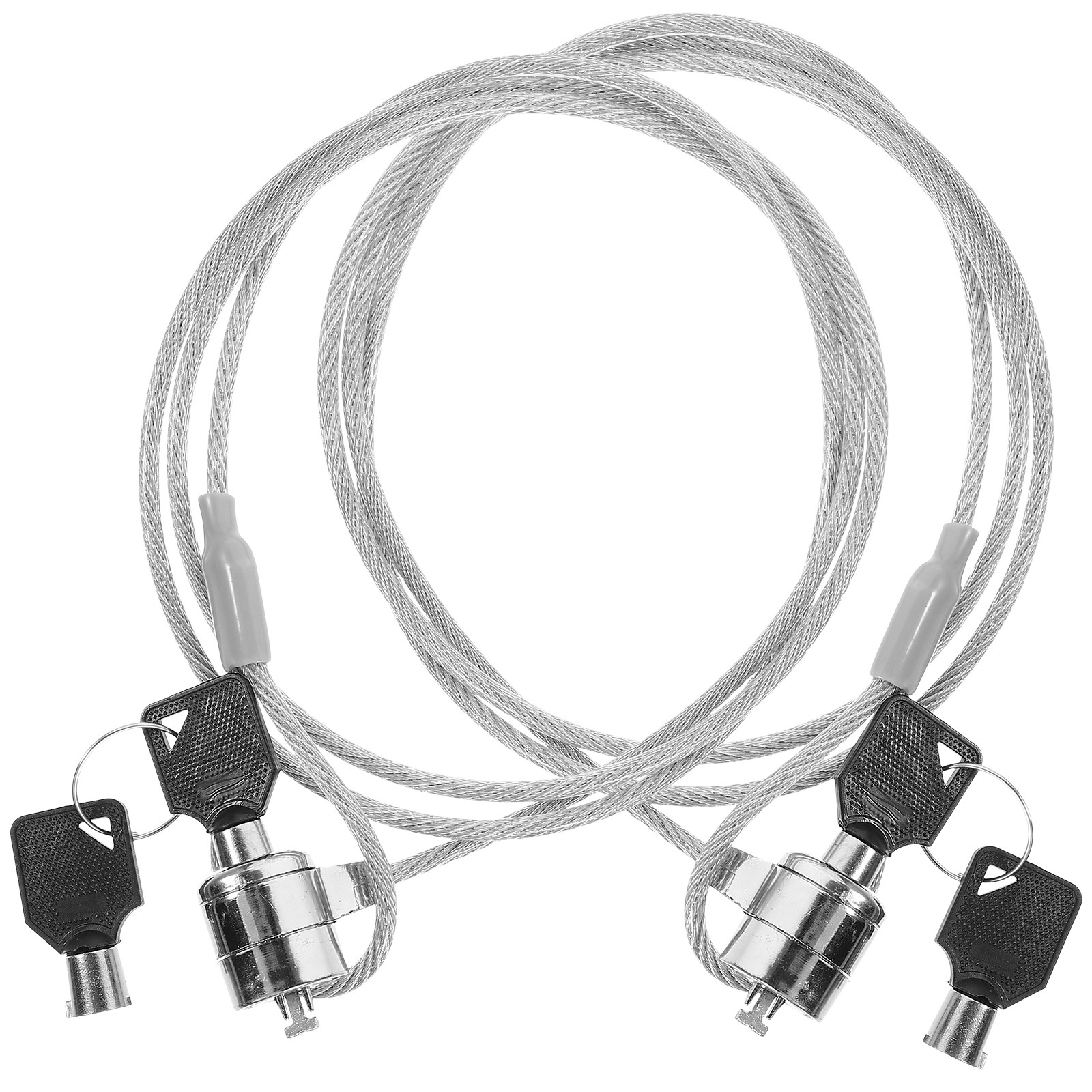Laptop Lock Cable - 2Sets Lightweight Keyed Laptop Security Cable