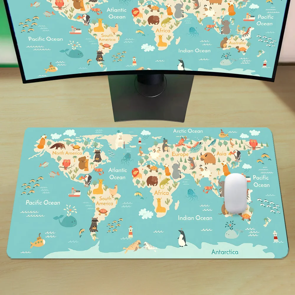World Map Gaming Mouse Pad Ani - огляд і ціна Laptop Accessories World