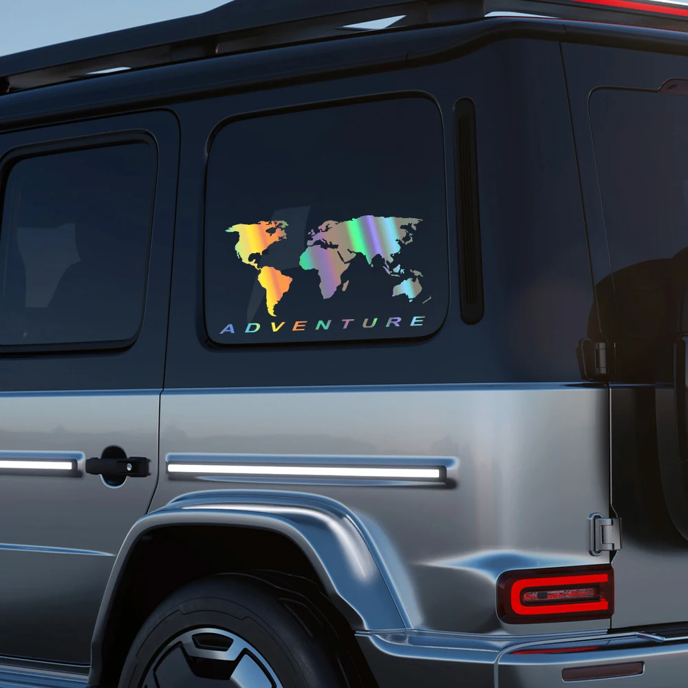 World Map Adventure Car Sticke - огляд і ціна Laptop Accessories World