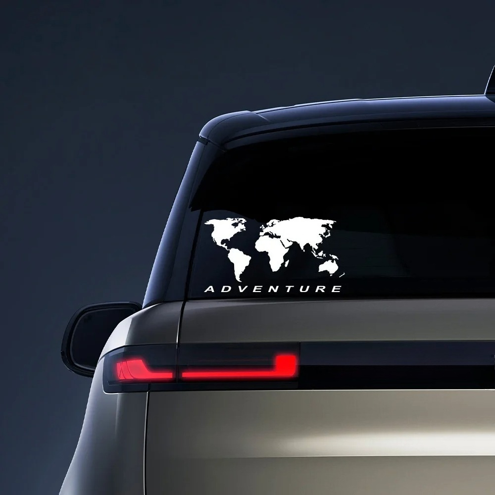 World Map Adventure Car Sticke - огляд і ціна Laptop Accessories World