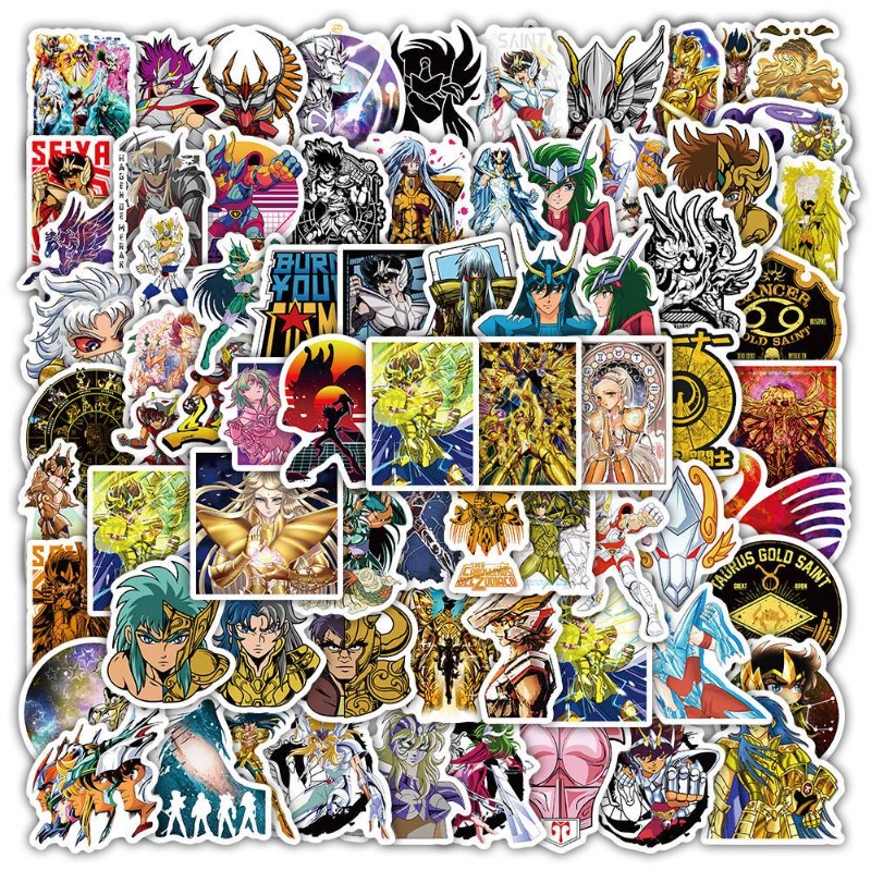 101Pcs Saint Seiya Anime Stick - огляд і ціна Laptop Original Accessories