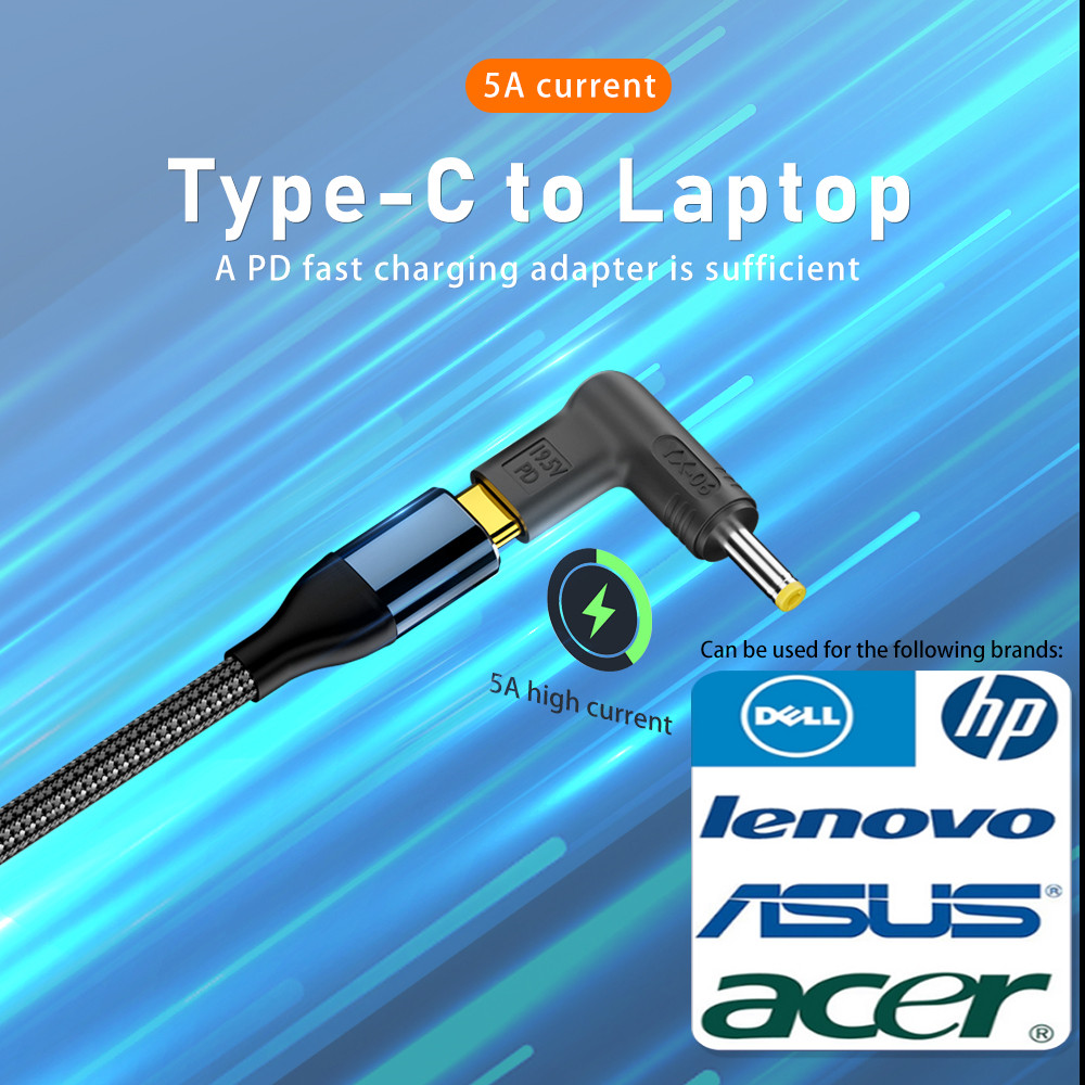 100W USB Type C to DC Fast Cha - огляд і ціна Laptop Accessories Hp