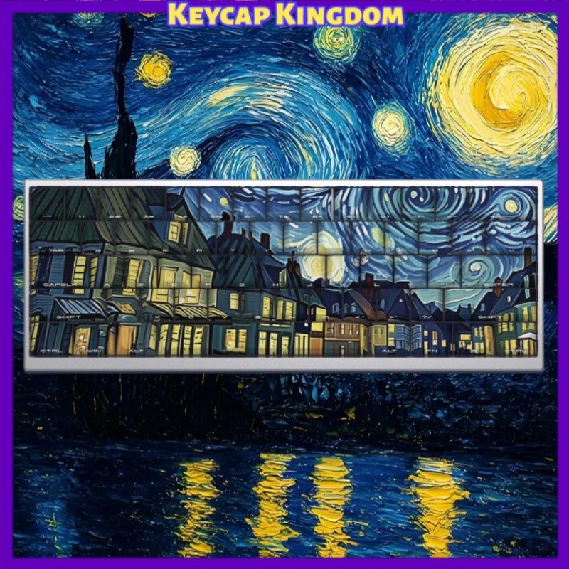 Van Gogh Starry Sky Theme Keyc - огляд і ціна Laptop Accessories For Gaming