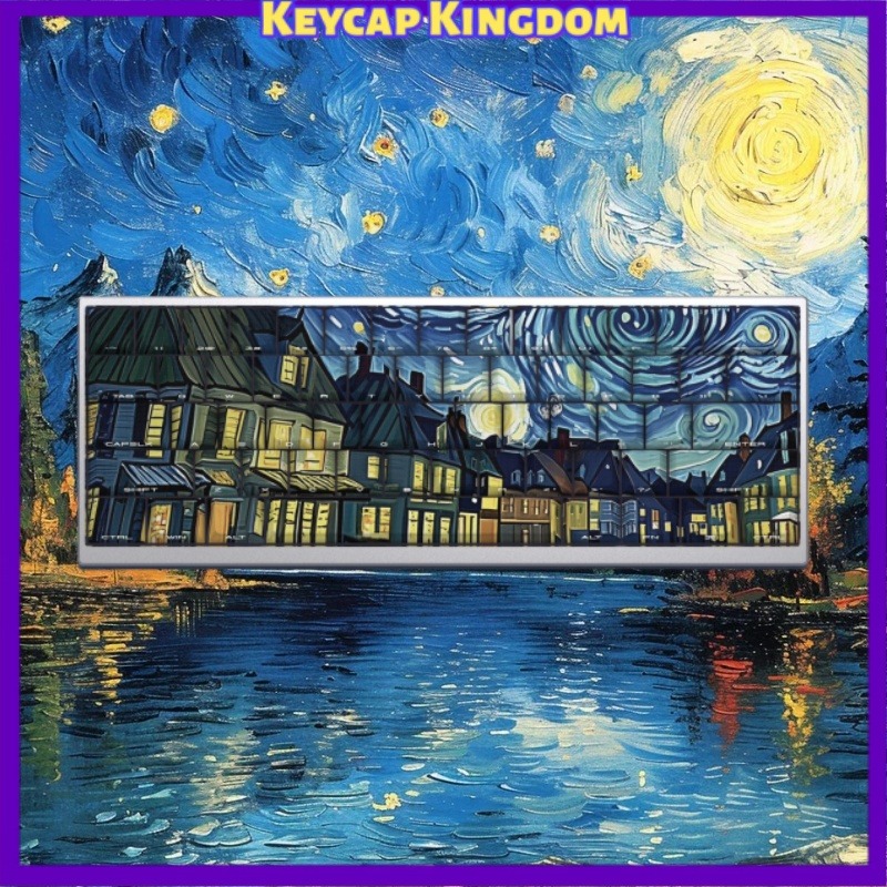 Van Gogh Starry Sky Theme Keyc - огляд і ціна Laptop Accessories For Gaming