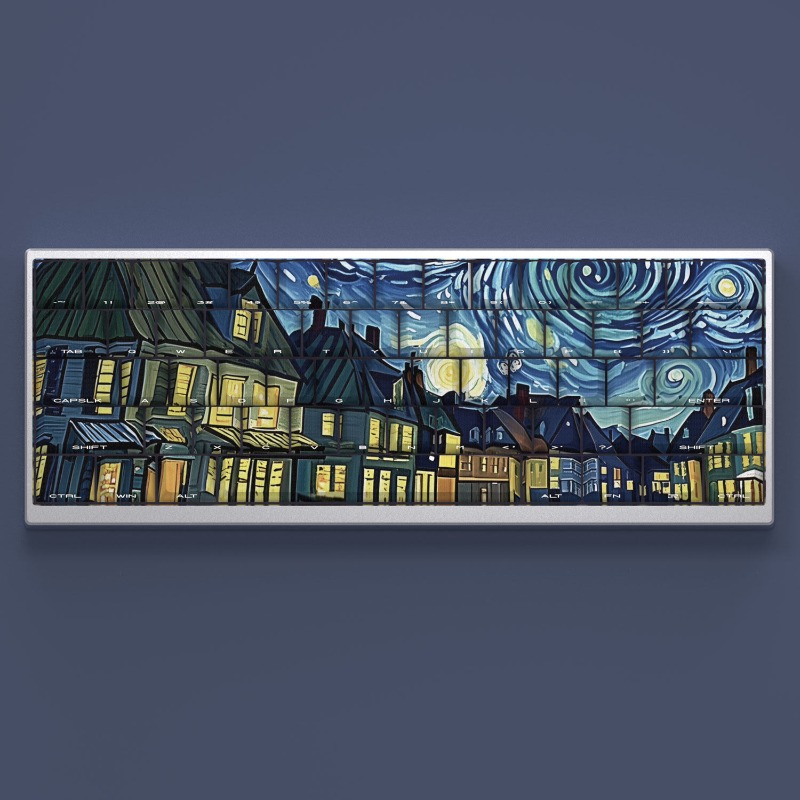 Van Gogh Starry Sky Theme Keyc - огляд і ціна Laptop Accessories For Gaming