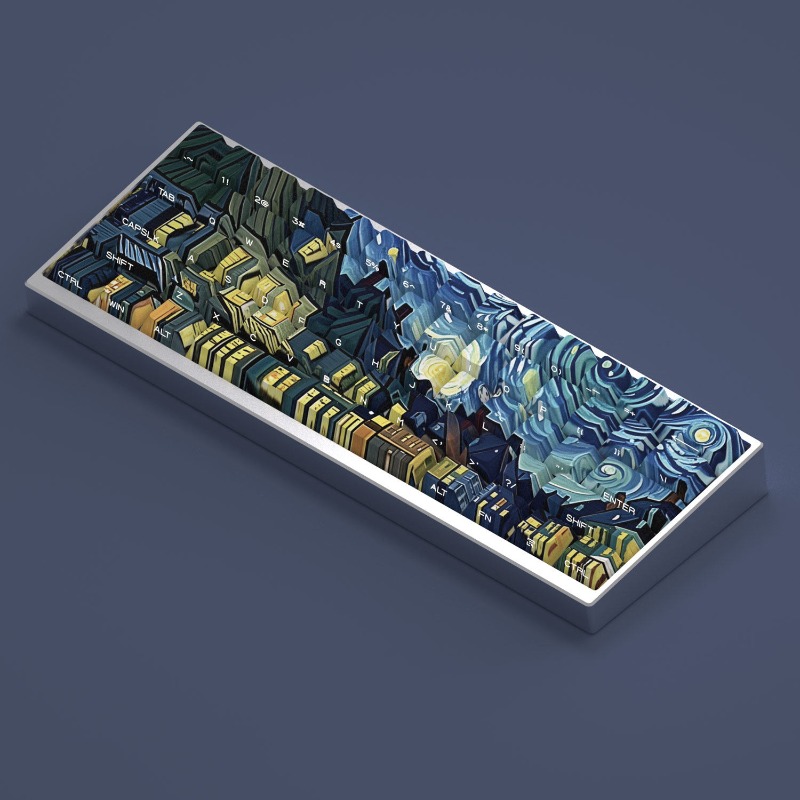 Van Gogh Starry Sky Theme Keyc - огляд і ціна Laptop Accessories For Gaming