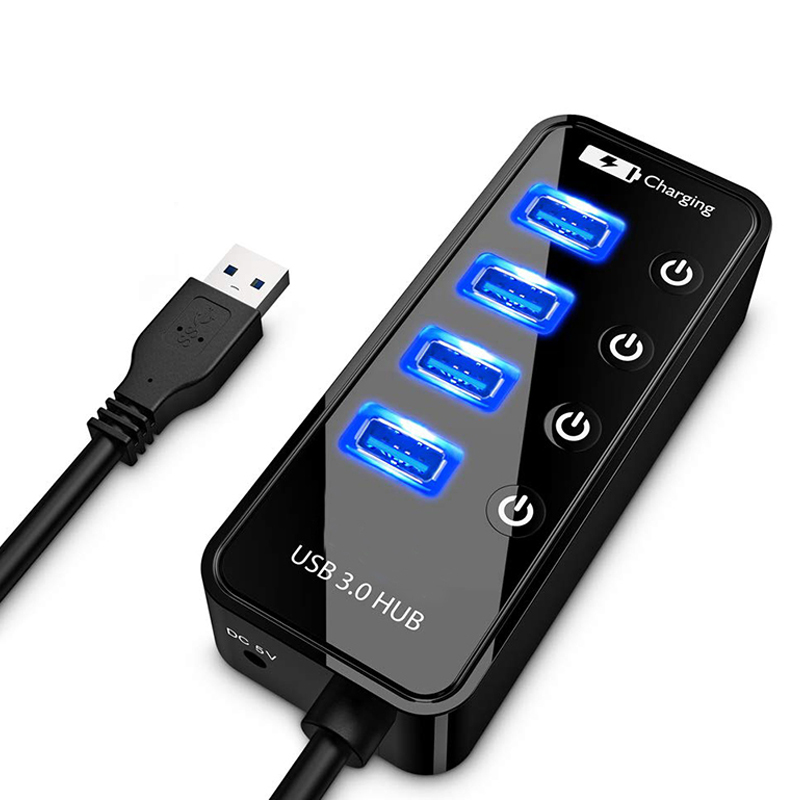 USB HUB 3.0 4 7 Port Smart Pho - огляд і ціна Laptop Lock Cable