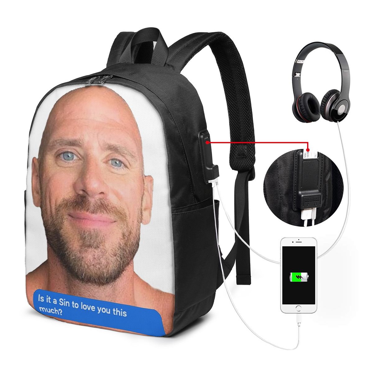 Johnny Sins Flirty Text Bubble - огляд і ціна Laptop Original Accessories