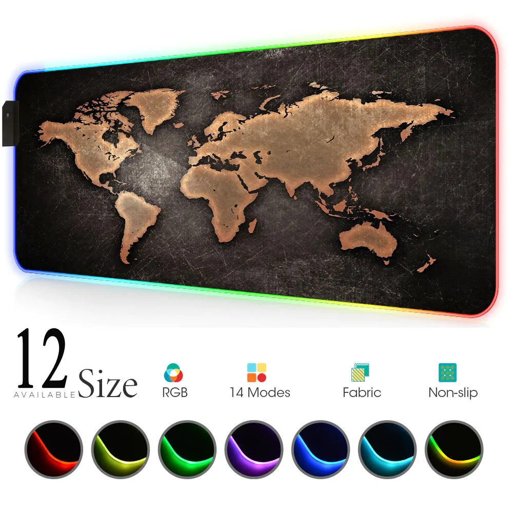 World Map Mouse Pad Gaming Mou - огляд і ціна Laptop Accessories World