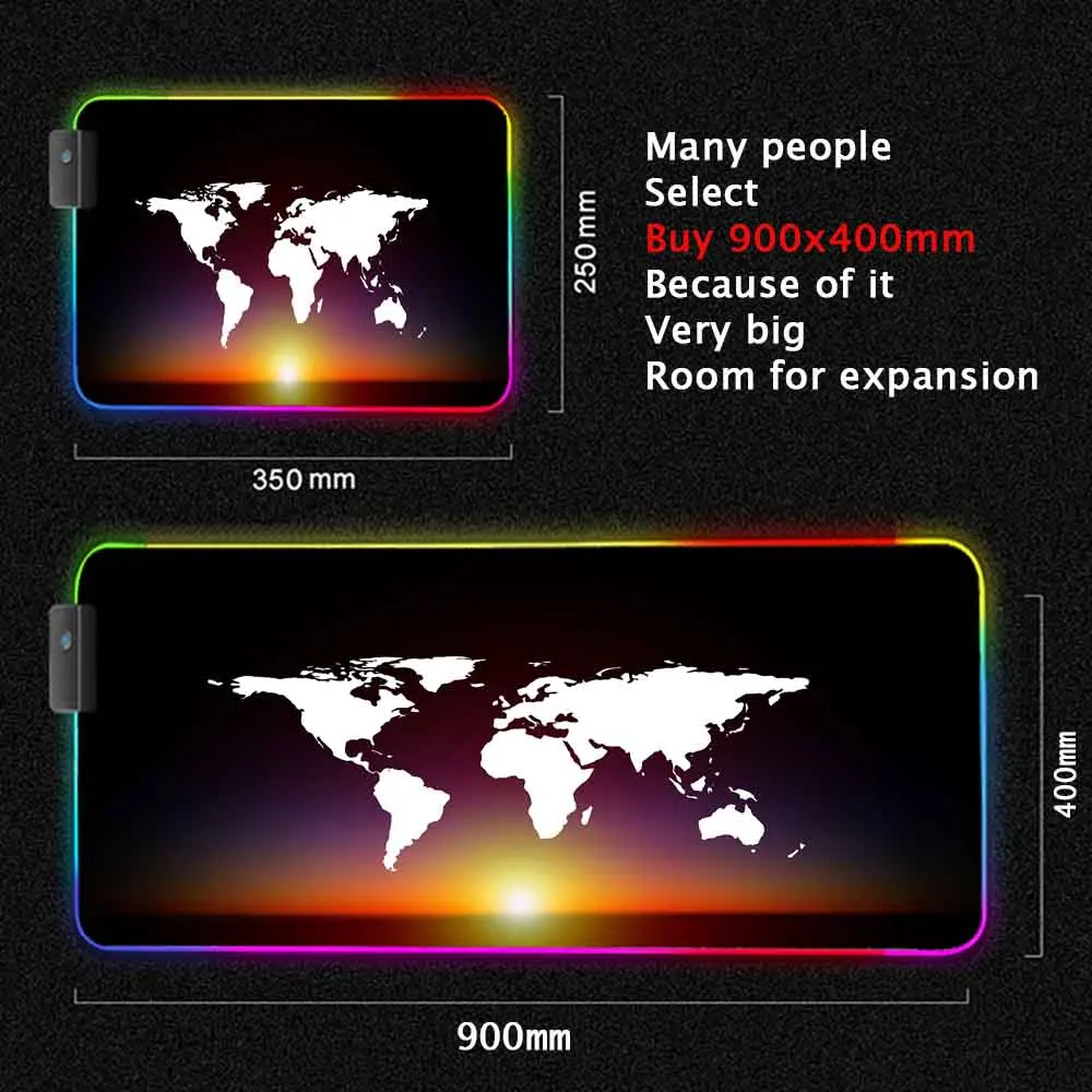 World Map Mouse Pad Gaming Mou - огляд і ціна Laptop Accessories World