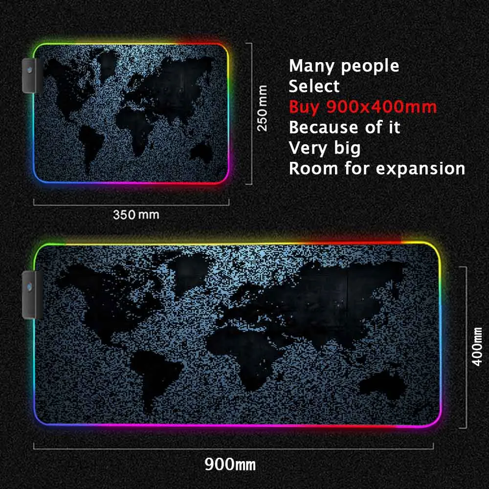 World Map Mouse Pad Gaming Mou - огляд і ціна Laptop Accessories World