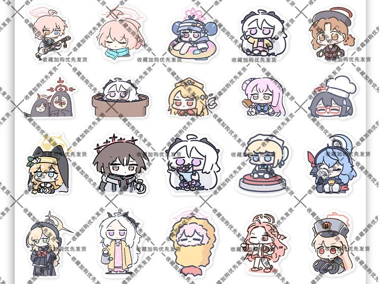 80PCS Anime Blue Archive Soras - огляд і ціна Laptop Original Accessories