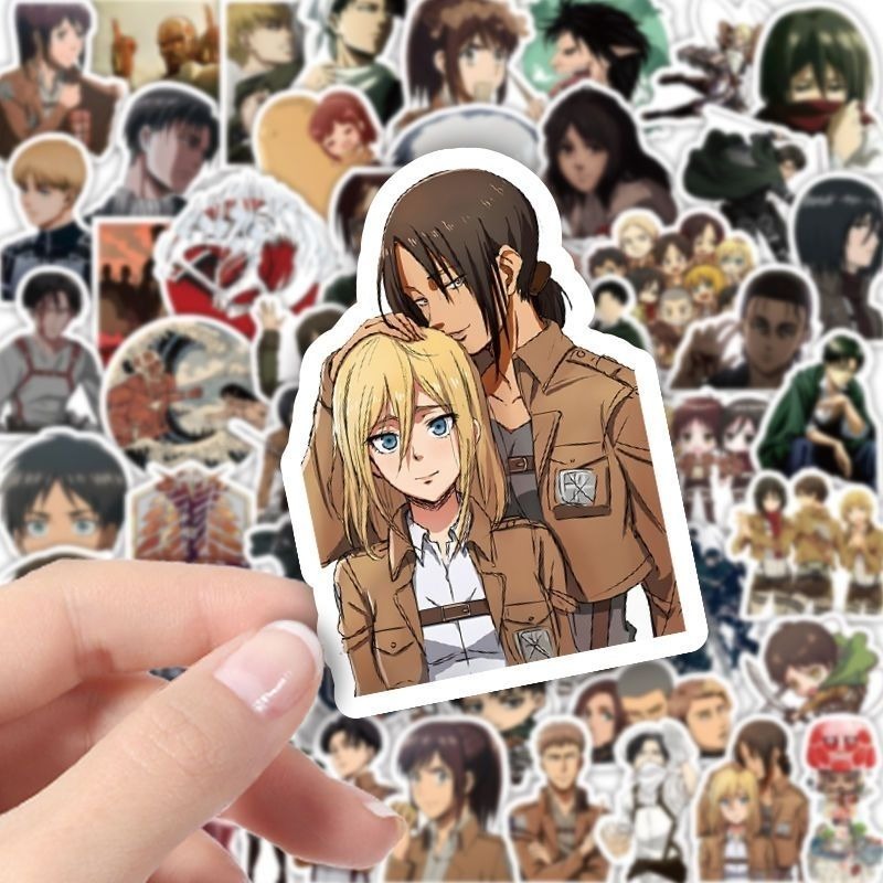 60Pcs Attack on Titan Anime St - огляд і ціна Laptop Original Accessories