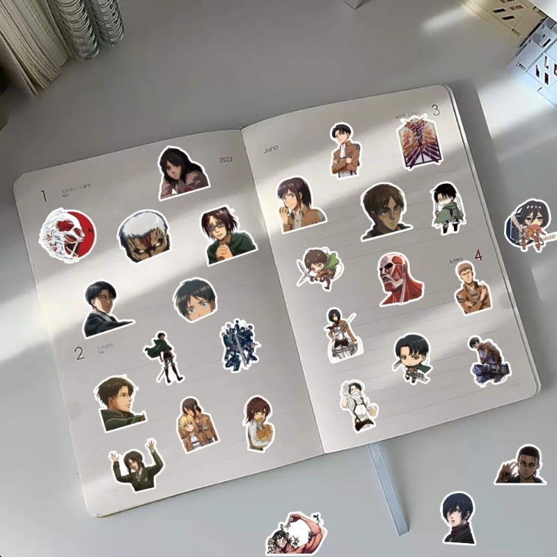 60Pcs Attack on Titan Anime St - огляд і ціна Laptop Original Accessories
