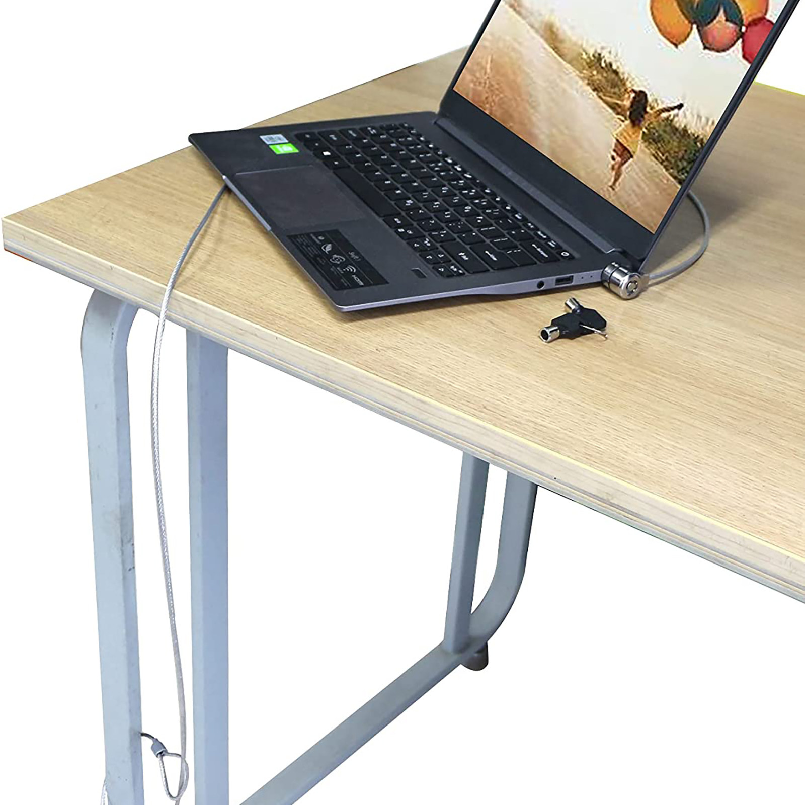 2Sets Lightweight Keyed Laptop - огляд і ціна Laptop Lock Cable