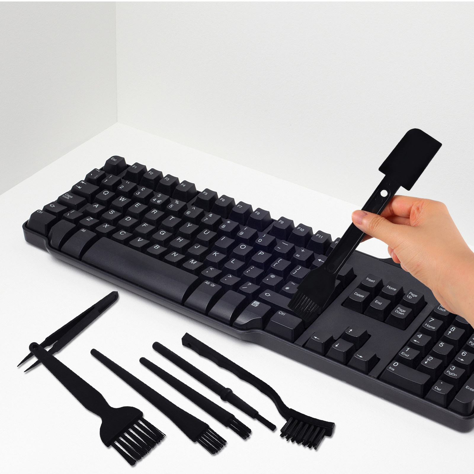 7Pcs Anti Static Keyboard Brus - огляд і ціна Laptop Accessories Cleaning Kit