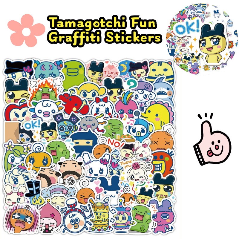 Japanese Tamagotchi Stickers E - огляд і ціна Laptop Original Accessories
