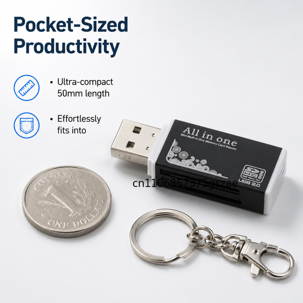 2 in 1 USB2.0 Card Reader Micr - огляд і ціна Laptop Accessories World