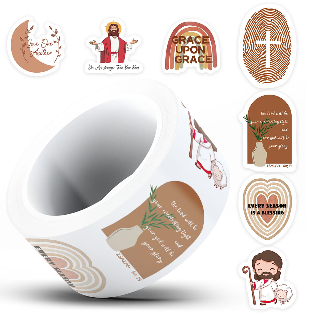 500pcs Jesus Bible Sticker For - огляд і ціна Laptop Accessories Decoration