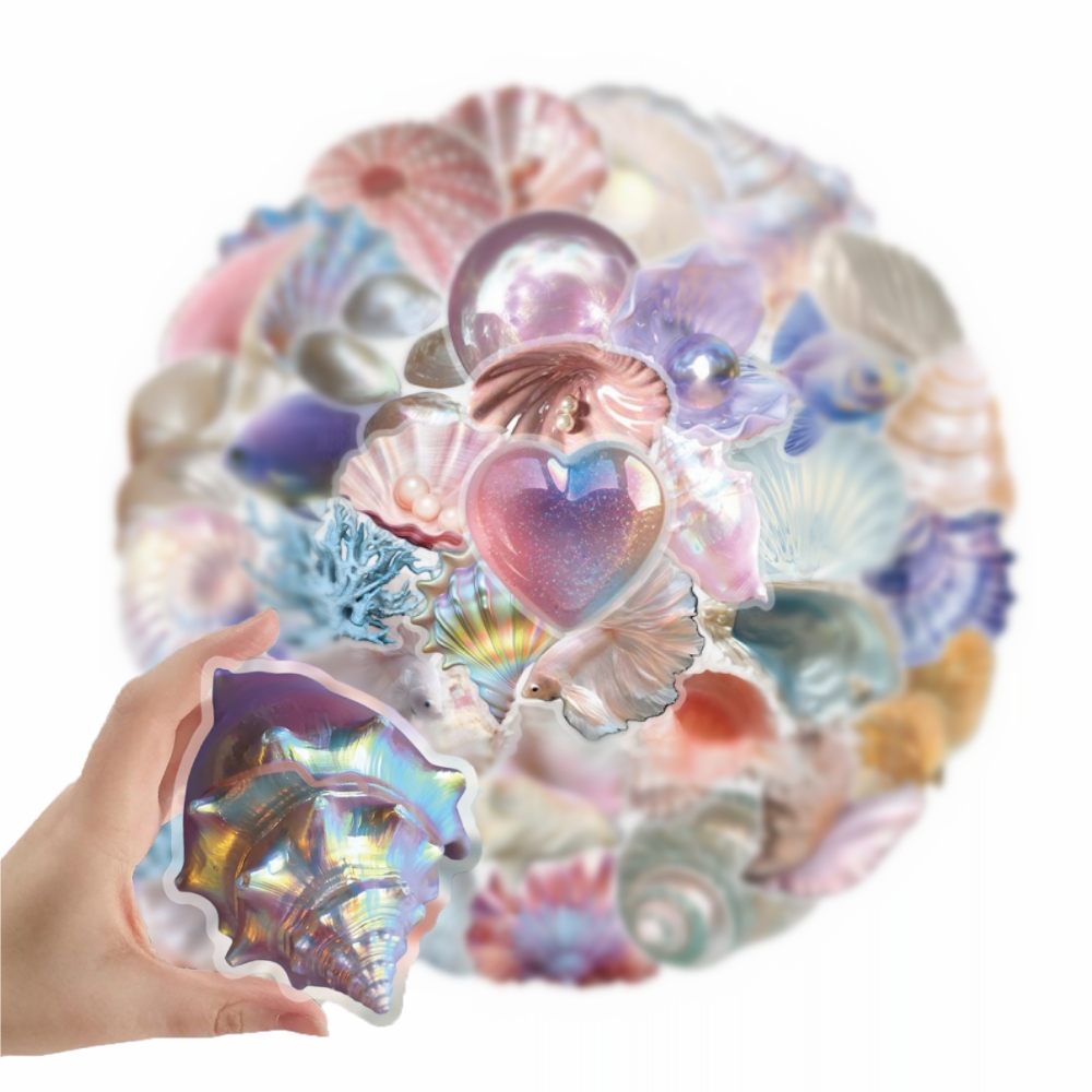 50pcs Cartoon Shell Graffiti S - огляд і ціна Laptop Accessories Decoration