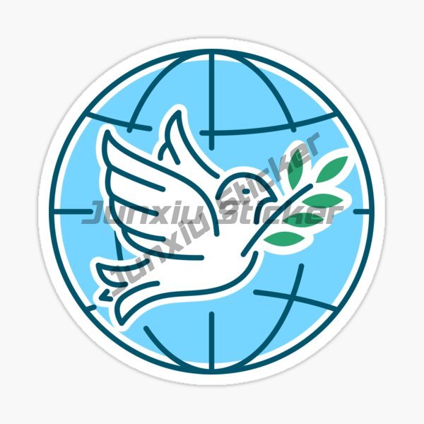 AN IDEA WORLD PEACE Sticker Mo - огляд і ціна Laptop Accessories World