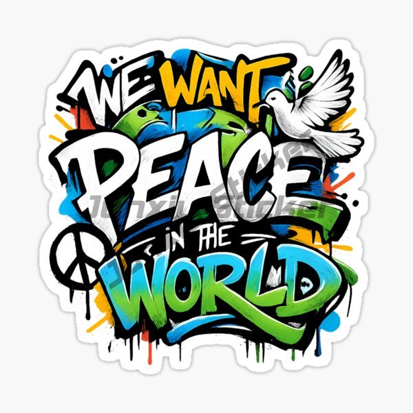 AN IDEA WORLD PEACE Sticker Mo - огляд і ціна Laptop Accessories World