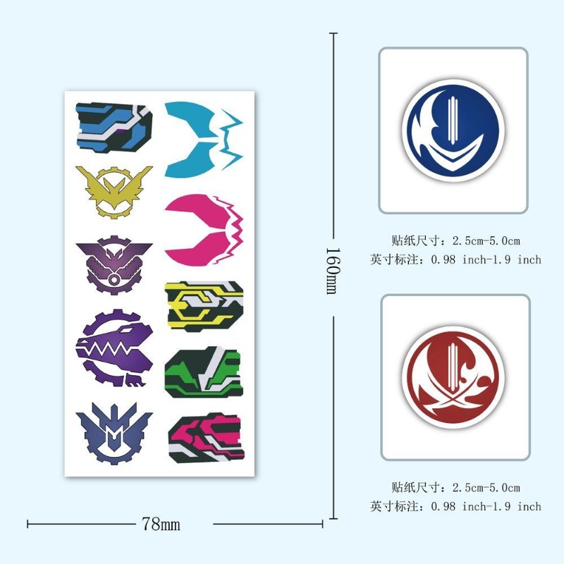 60 Sheets Kamen Rider Logo Sti - огляд і ціна Laptop Original Accessories